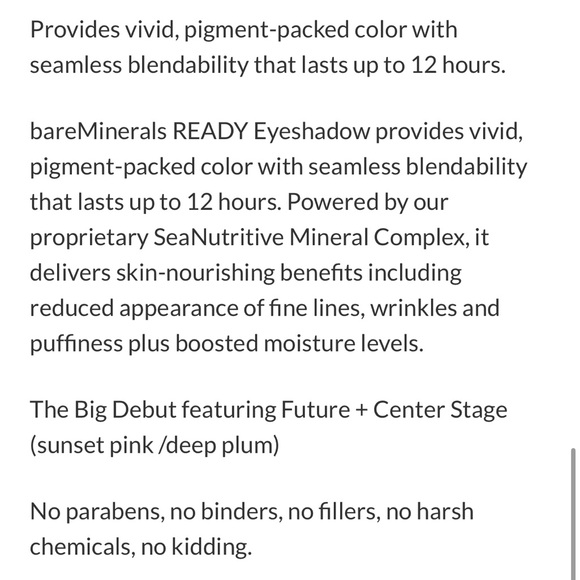 Bareminerals READY Eyeshadow Duo - Picture 15 of 16